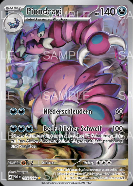 097 Piondragi - Drapion - POR 097/88