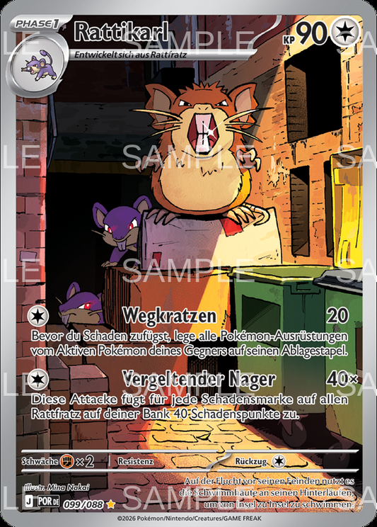 099 Rattikarl - Raticate - POR 099/88