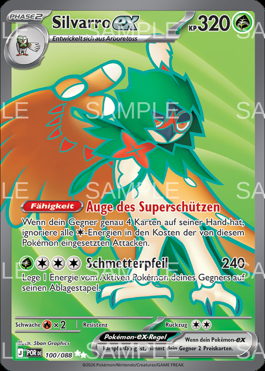 100 Silvarro ex - Decidueye ex - POR 100/88