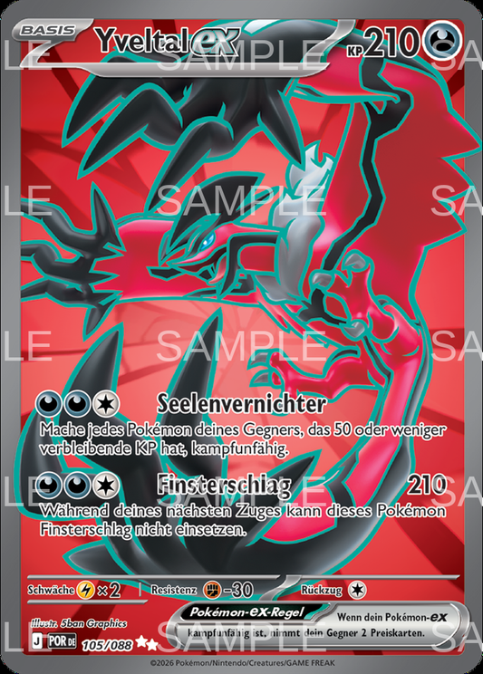 105 Yveltal ex - Yveltal ex - POR 105/88
