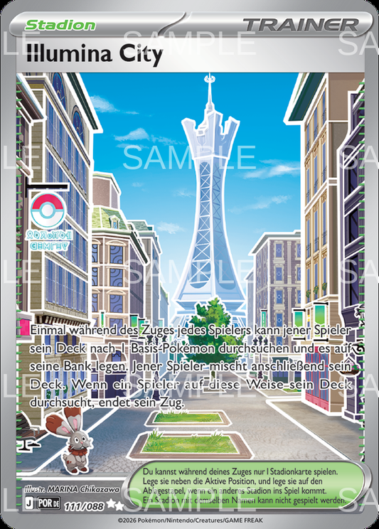 111 Illumina City - Lumiose City - POR 111/88