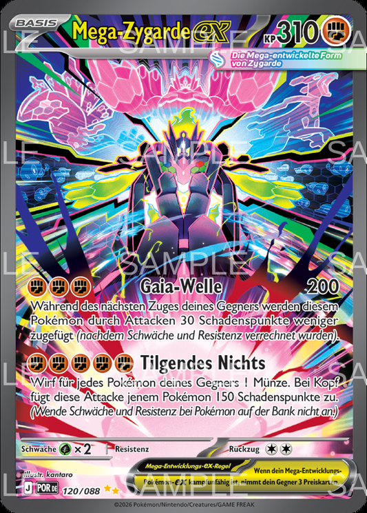 120 Mega Zygarde ex - Mega Zygarde ex - POR 120/88