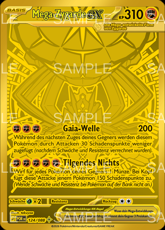 124 Mega Zygarde ex - Mega Zygarde ex - POR 124/88