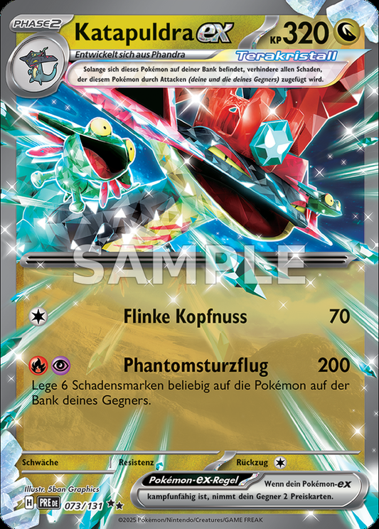 073 Katapuldra ex - Dragapult ex - PRE 073/131