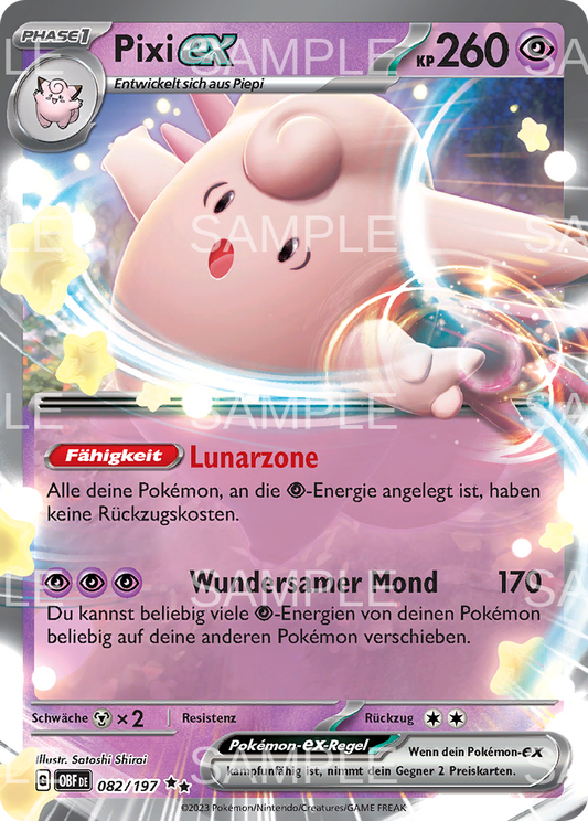 082 Pixi ex - Clefable ex - OBF 082/197