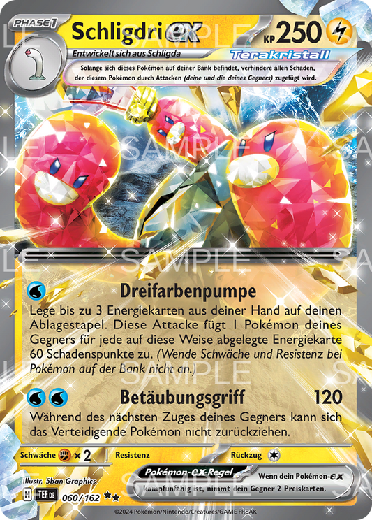 060 Schligdri ex - Wugtrio ex - TEF 060/162