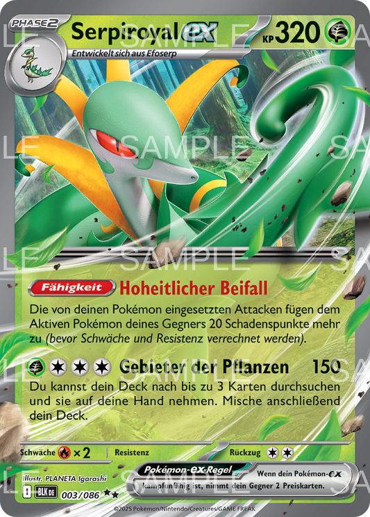 003 Serpiroyal ex - Serperior ex - BLK 003/086