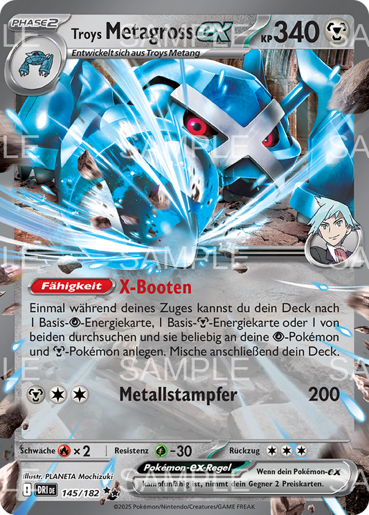 145 Troys Metagross ex - Steven's Metagross ex - DRI 145/182