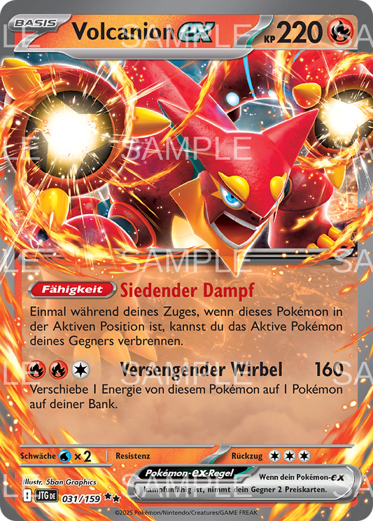 031 Volcanion ex - Volcanion ex - JTG 031/159