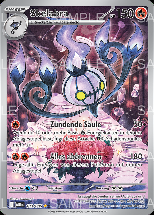 103 Skelabra - Chandelure - WHT 103/086