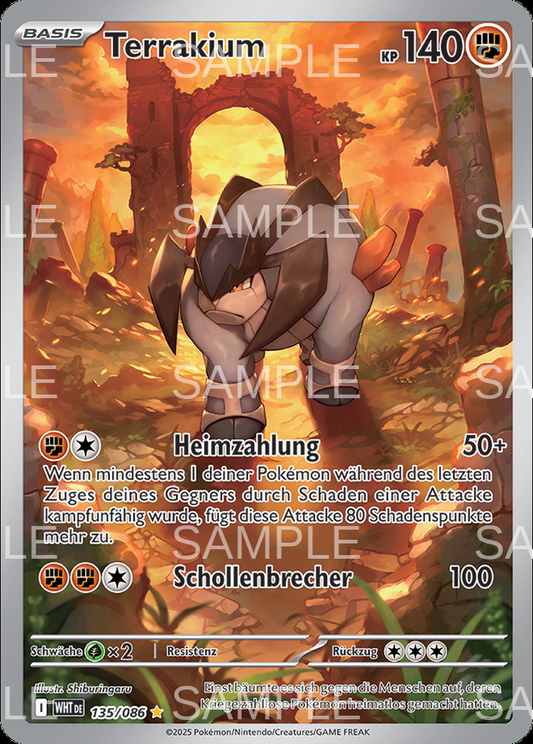 135 Terrakium - Terrakion - WHT 135/086