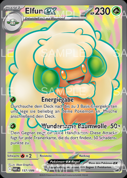 157 Elfun ex - Whimsicott ex - WHT 157/086