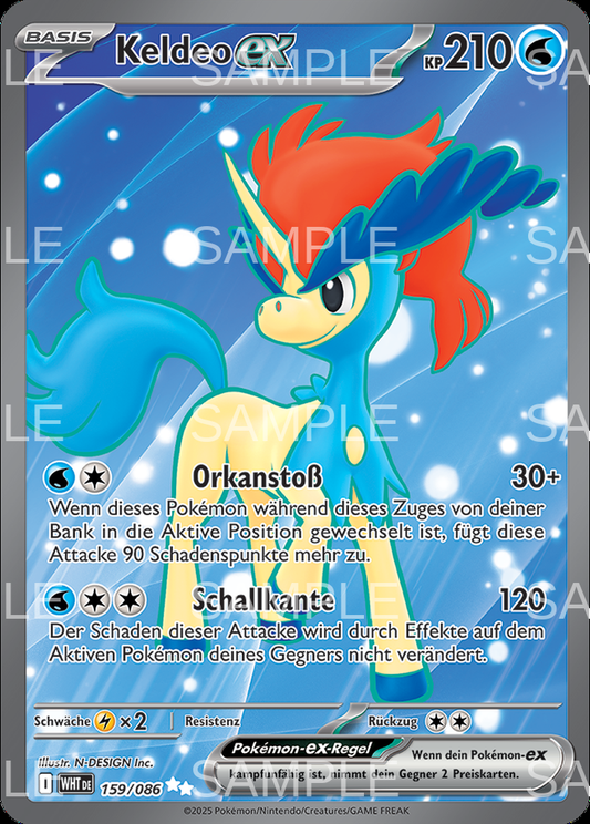 159 Keldeo ex - Keldeo ex - WHT 159/086