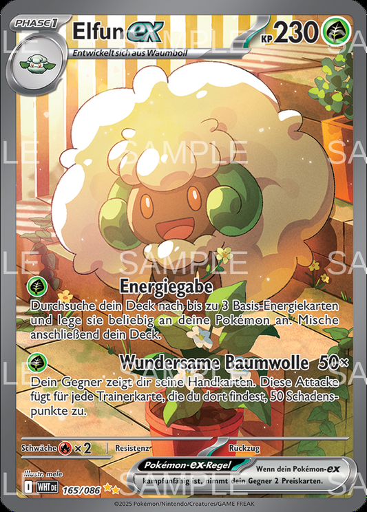 165 Elfun ex - Whimsicott ex - WHT 165/086